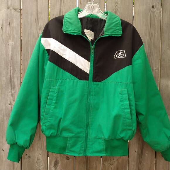 Vintage Pioneer Seed Jacket Medium Insulated Farmer Coat 48" Chest - Picture 2 of 13